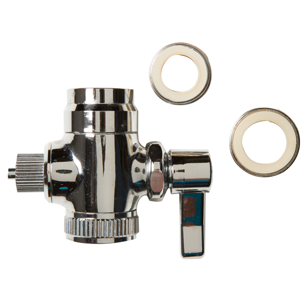 1/4" Lever Diverter with Adapter Kit